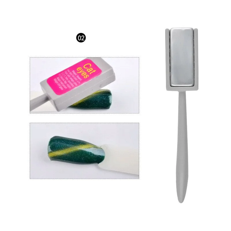 1pcs Nail Art Magnet Stick Cat Eye Effect Powerful Magnet Nail Tool Which Can Be Used To Polish The Nails with UV Gel for Cats