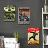 3pcs - -Soldiers On The Battlefield- Vintage Metal  Signs(8*12Inch/12*16Inch)/(8*12Inch/12*16Inch)