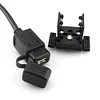 Motorcycle USB Charger with Inline Fuse 1.83m Cable Motorcycle Handlebar Charger
