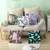 Green Plants Printed Home Living Creative Sofa Cushion Pillow Cover