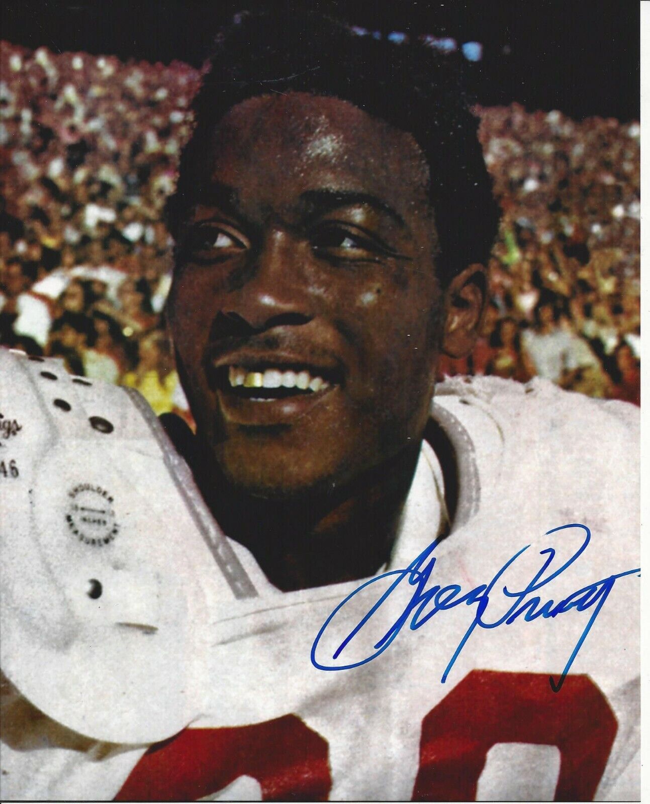 Greg Pruitt Autographed 8x10 Oklahoma Sooners Cotton Bowl#4