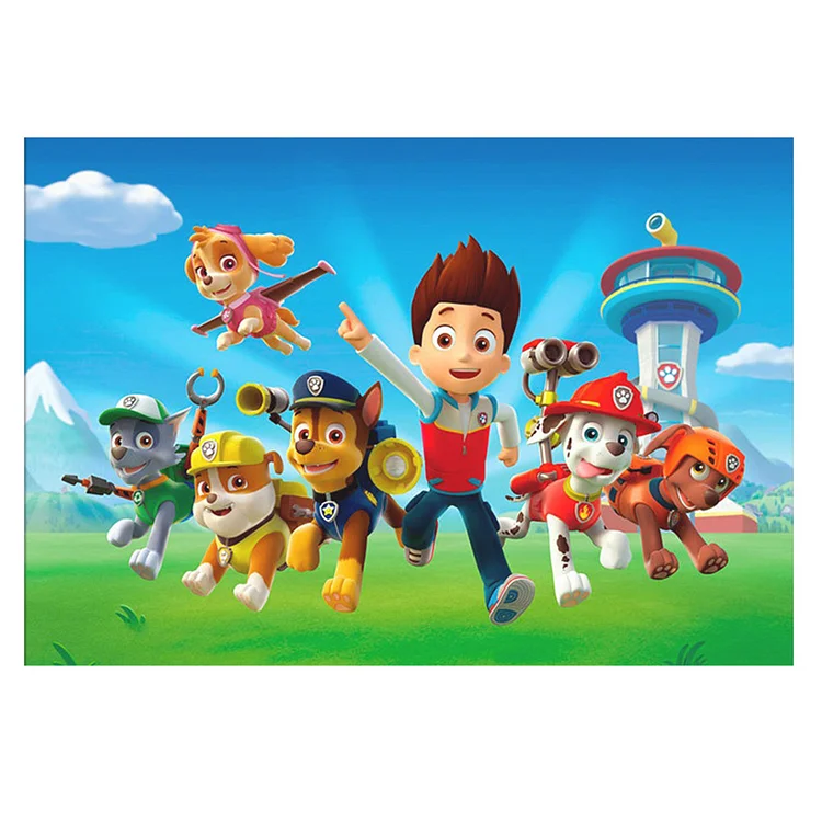 Cartoon 11CT Stamped Cross Stitch 40*30CM