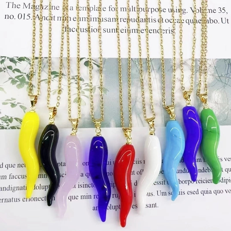 1 PCS/Package Glass Copper Pendant Jewelry Accessories