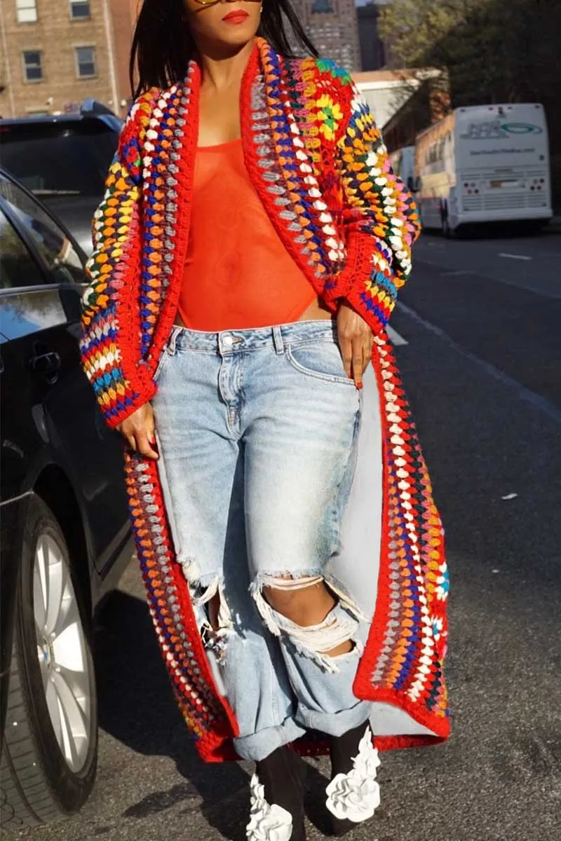 Loose Long Sweater Coat