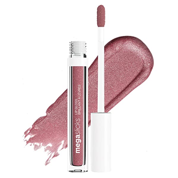 wet n wild MegaSlicks Lip Gloss, Ultra-Glossy, Vitamin-E Enriched, Ultra-Gloss High Shine Moisturizing, Cruelty-Free & Vegan - Bronze Berry