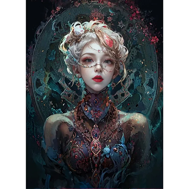 Girl 11CT Stamped Cross Stitch 50*65CM