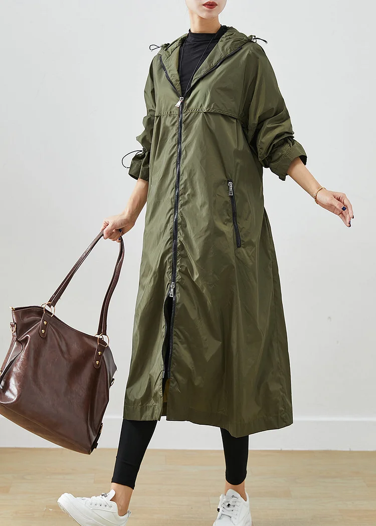 Green Sleeveless Trench main image 0