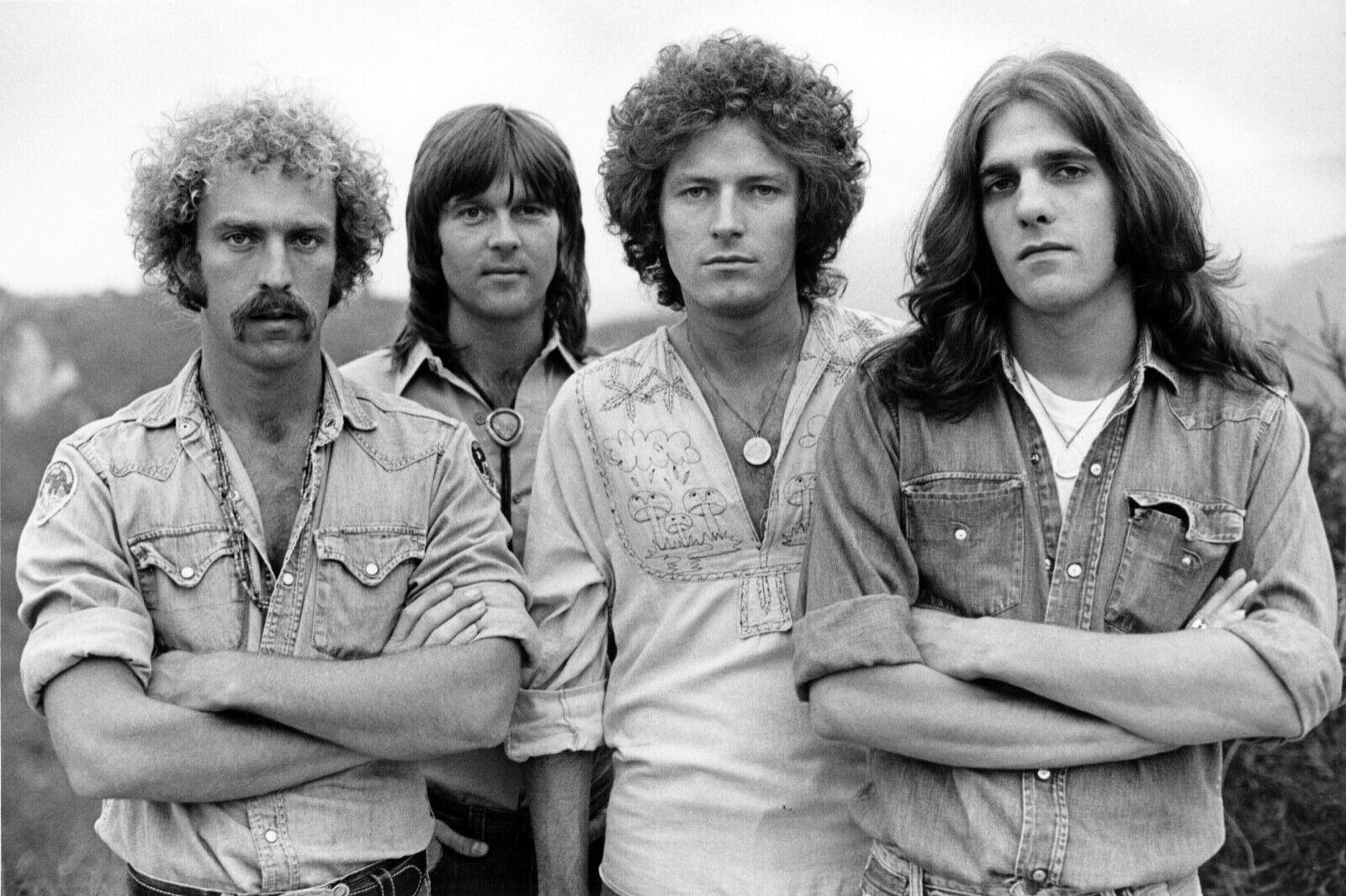 Very Cool Early THE EAGLES 11x14 Photo Poster painting!