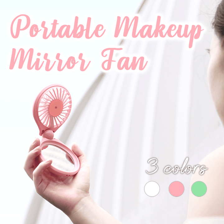 Portable Makeup Mirror Fan