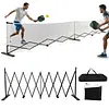 [US Local Warehouse] 22ft Telescopic Peak Ball Posts with Wheels Movable Net Posts Frame Pickleball Training Netting for Indoor & Outdoor Courts