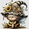 Bee Gnome-11CT Stamped Cross Stitch 40*40cm/15.75*15.75in