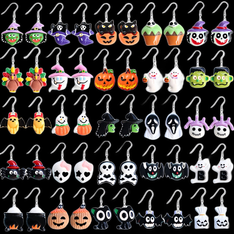 Halloween Cute Funny Halloween Pattern Resin Holiday Party