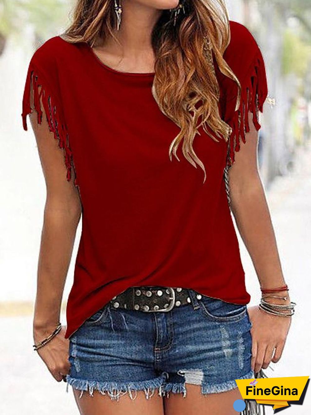 Women's Plus Size Blouse Shirt Color Block Plain Fashion Round Neck Tops Basic Top White Black Purple-827