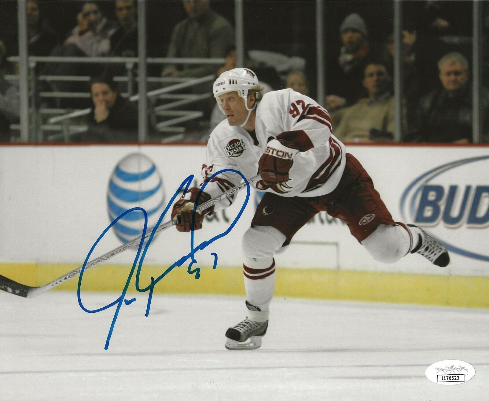 Jeremy Roenick signed Phoenix Coyotes 8x10 Photo Poster painting autographed JSA