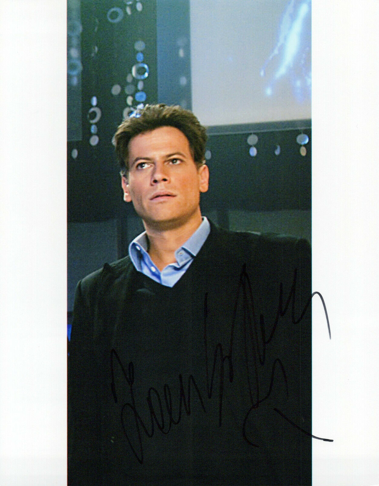 Ioan Gruffudd Fantastic Four autographed Photo Poster painting signed 8x10 #1 hard to see auto