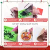 8pcs DIY Diamond Painting Coaster Kit With Holder - Pumpkin