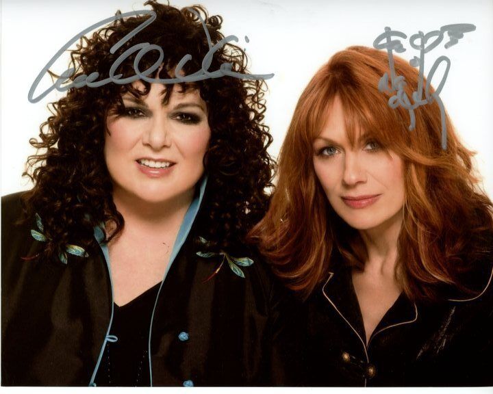 ANN & NANCY WILSON Signed Autographed HEART Photo Poster painting