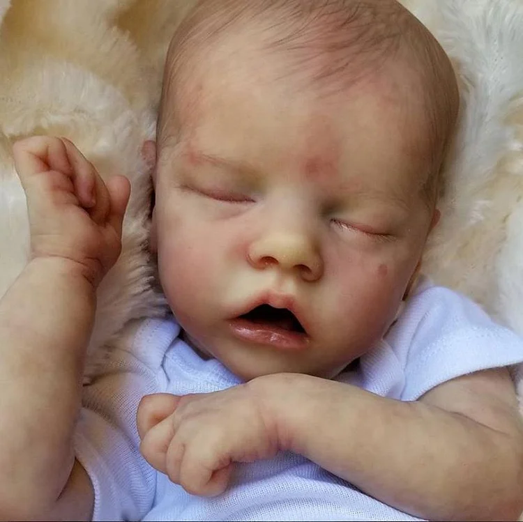 GSBO-Cutecozylife-Reborn Twin A Sleeping Anatomically Correct 17inch Jeanette Truly Baby Girl Doll 2023
