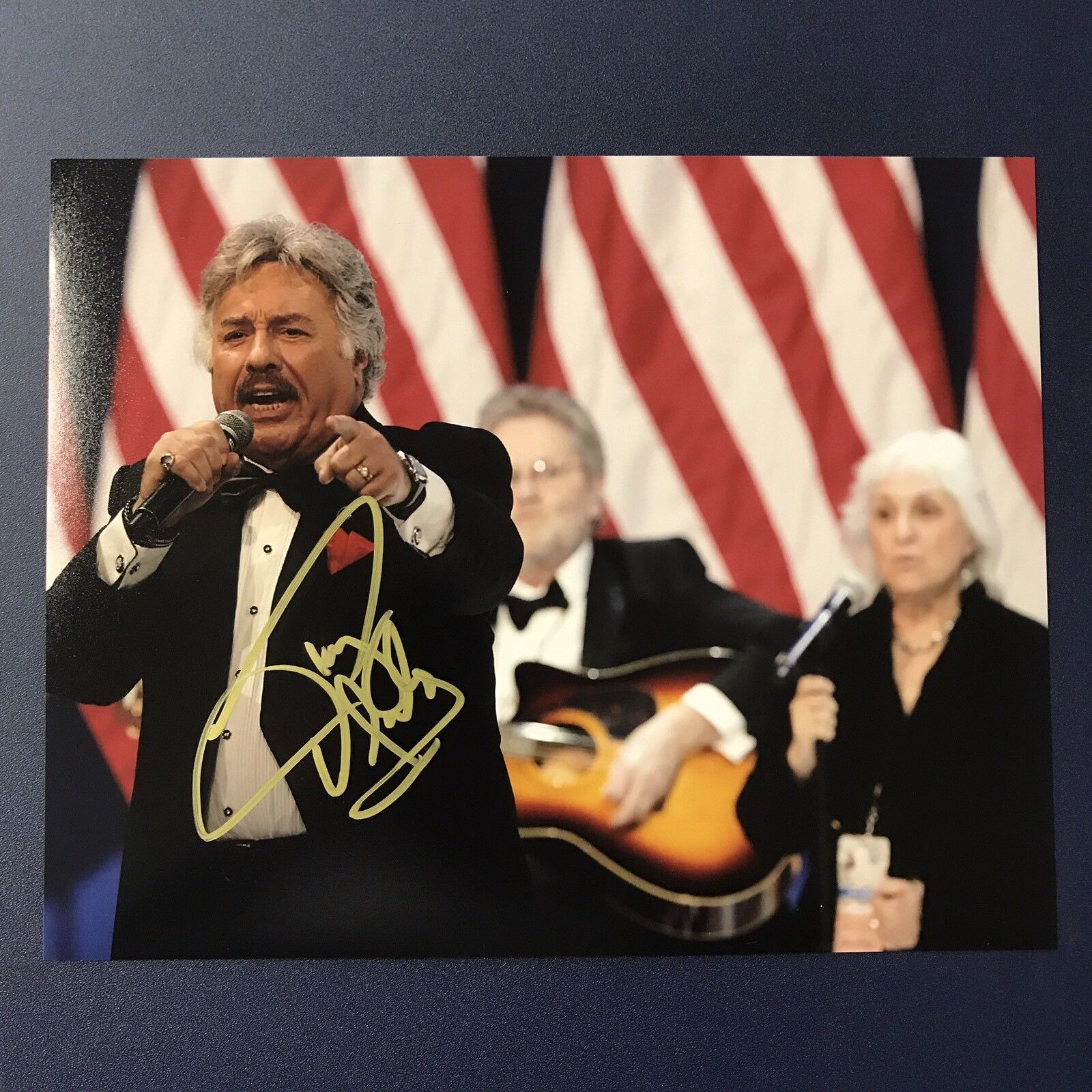 TONY ORLANDO HAND SIGNED 8x10 Photo Poster painting AUTOGRAPHED SINGER ACTOR MUSICIAN PROOF COA