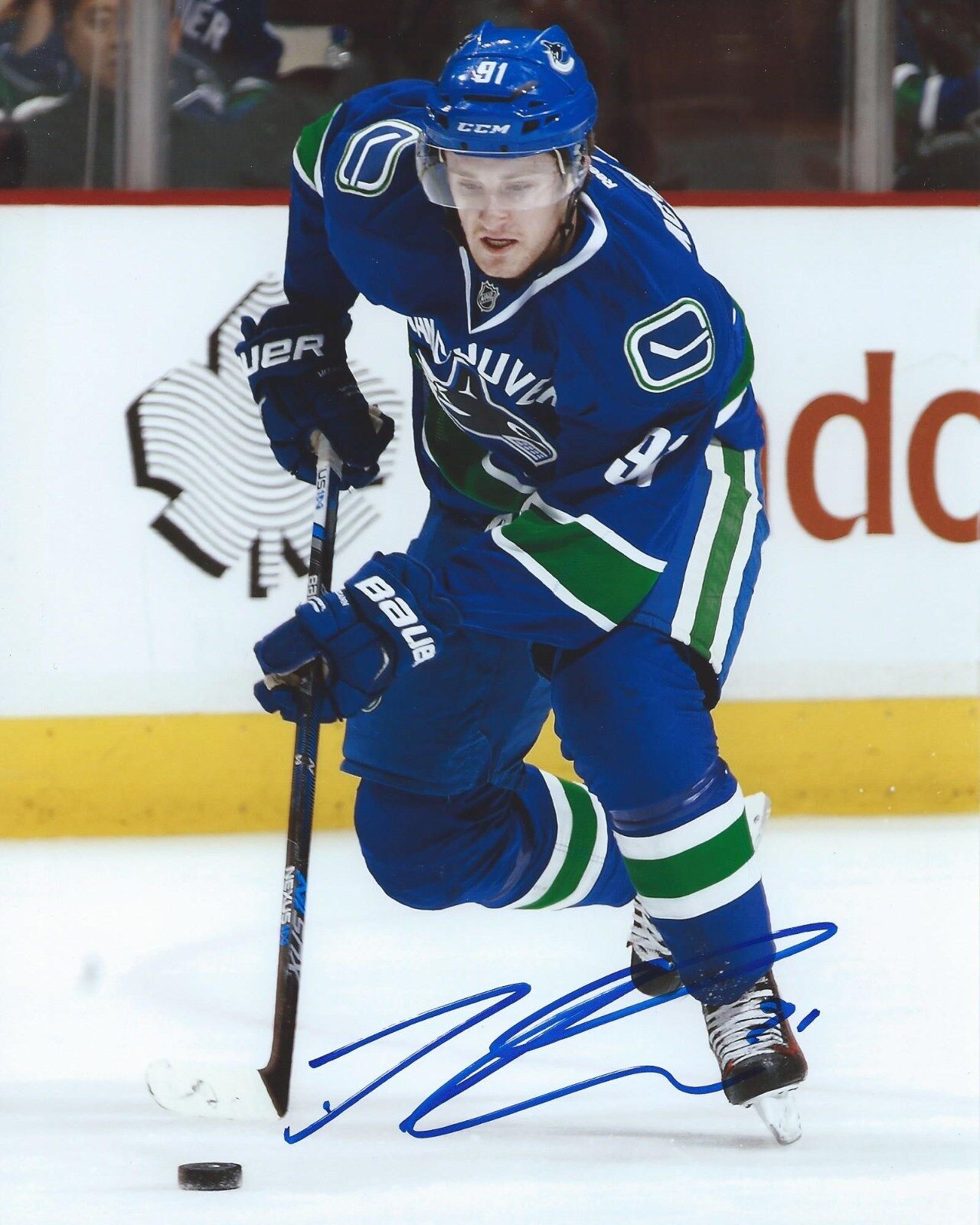 Jared McCann Signed 8x10 Photo Poster painting Vancouver Canucks Autographed COA C