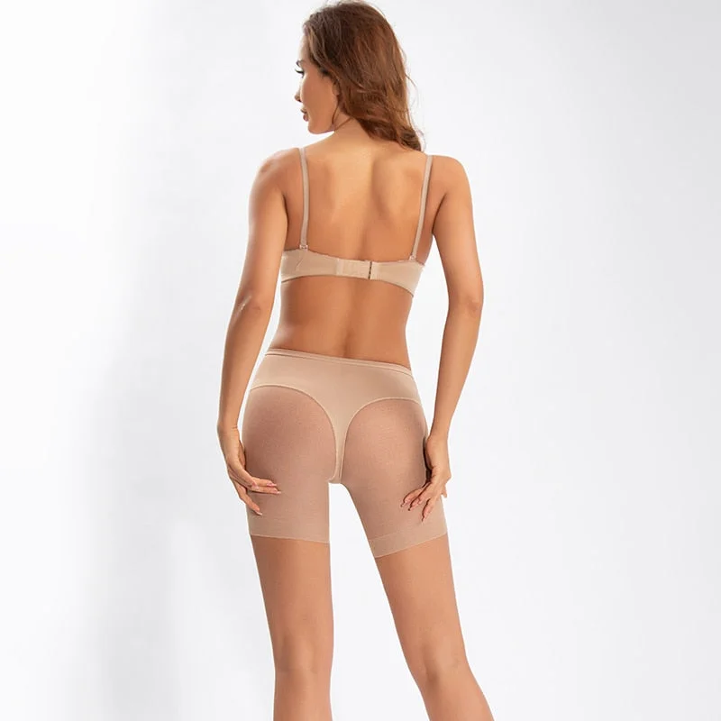 COLORIENTED New Great Panties for Sexy Ladies High Stretch Seamfree Women's Underpants Net Cloth Splicing Mesh Body Shaping