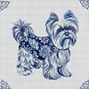 (Multi-Style) Blue And White Porcelain Animal-11CT Stamped Cross Stitch 40*40cm
