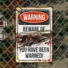 Warning - Vintage Metal Signs(12*16Inch) - Warning