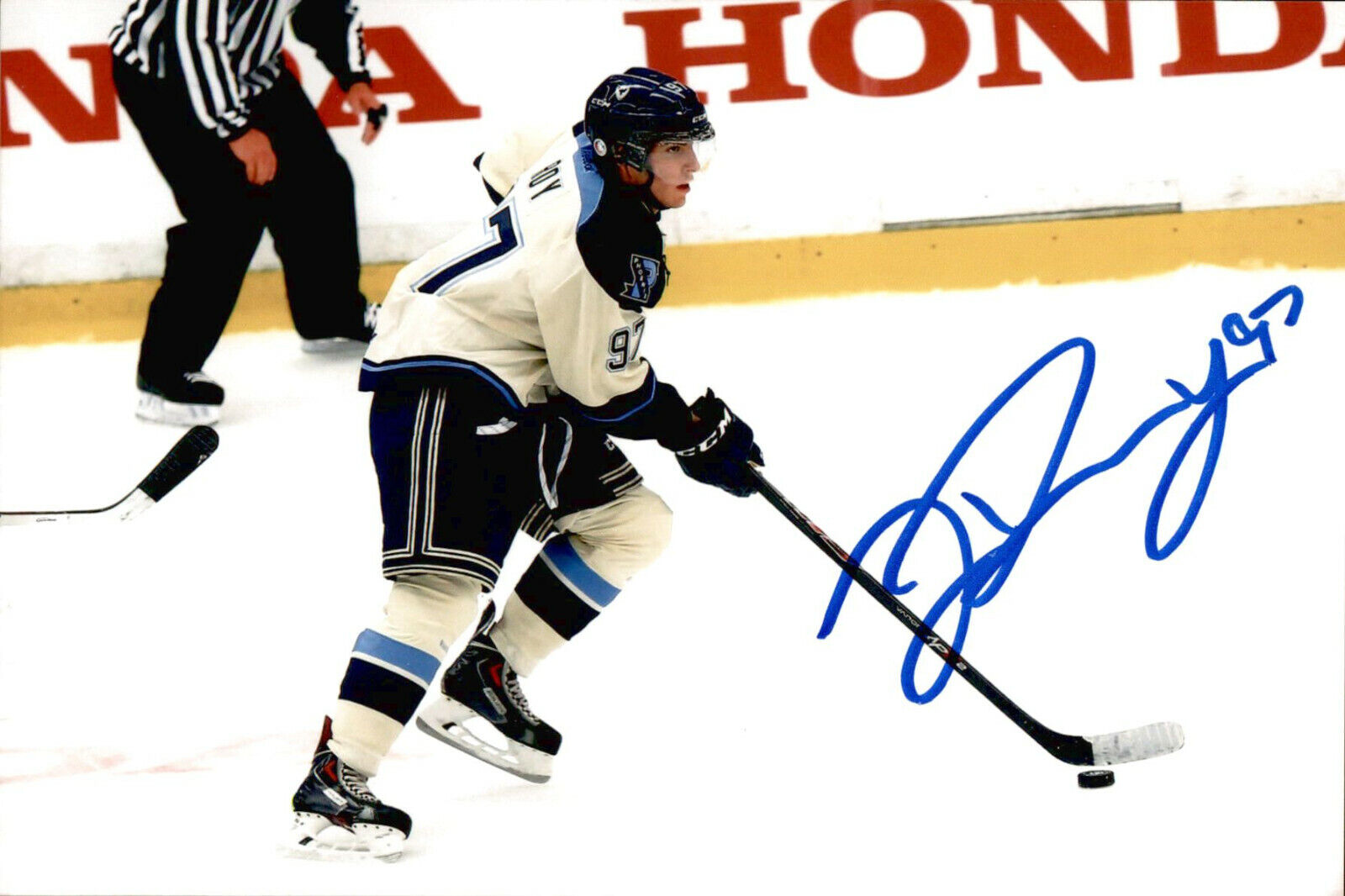 Jeremy Roy SIGNED 4x6 Photo Poster painting SHERBROOKE PHOENIX / SAN JOSE SHARKS