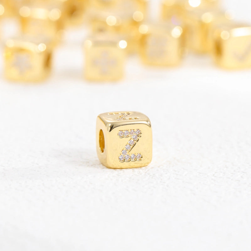 1 Piece Copper Letter Jewelry Accessories Pendant