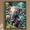 Diamond Painting-DIY Full Round Drill Elephant