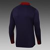 Joyfball 2024/2025 England Half-Pull Training Suit Purple Football Shirt 1:1 Thai Quality