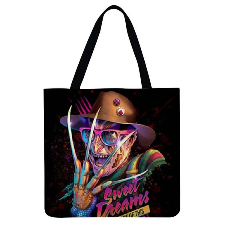 Horror Movie Character Murderers - Linen Tote Bag