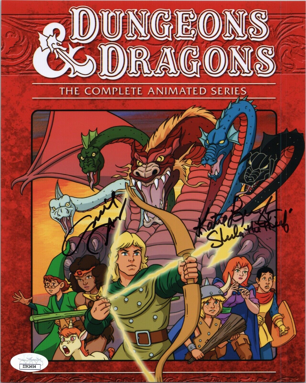 WILLIE AAMES & KATIE LEIGH Hand-Signed Dungeons & Dragons