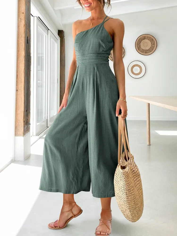 2022 Hot Sale Spaghetti Straps Jumpsuit (Buy 2 Free Shipping)