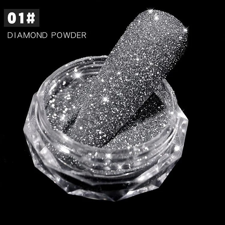 Nail Art Crystal Diamond Powder Shiny Paint Glitter Decoration