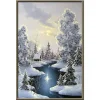 Winter snow scene | Full Round Diamond Painting Kits