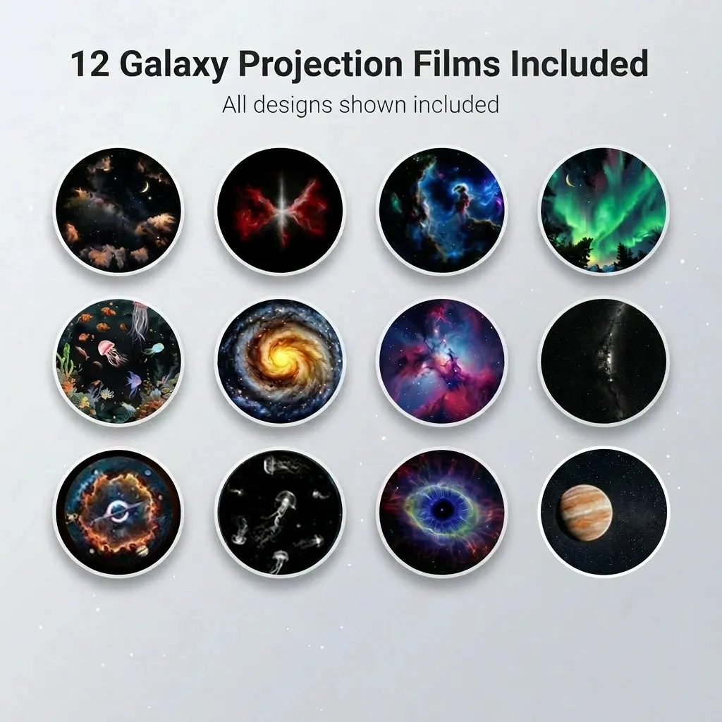 2-in-1 Galaxy Projector Night Light