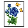 (US Local)Flower - 9CT Partial Beaded Cross Stitch Kit(30x35cm)