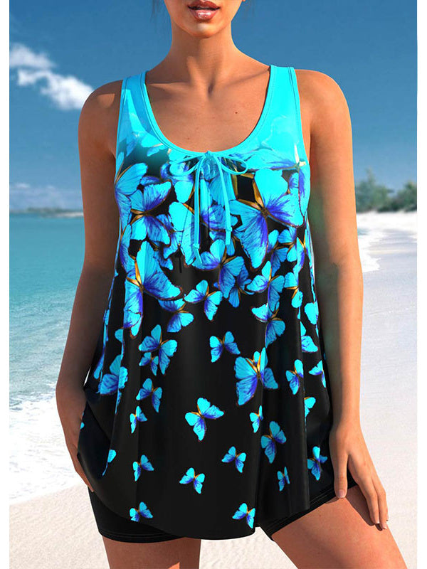 Women Long Sleeve V-neck Graphic Floral Printed Top