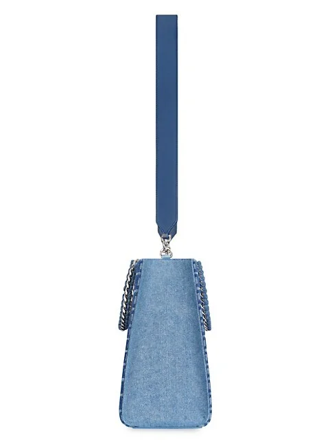 Givenchy Medium G Tote Shopping Bag In 4G Denim With Chain