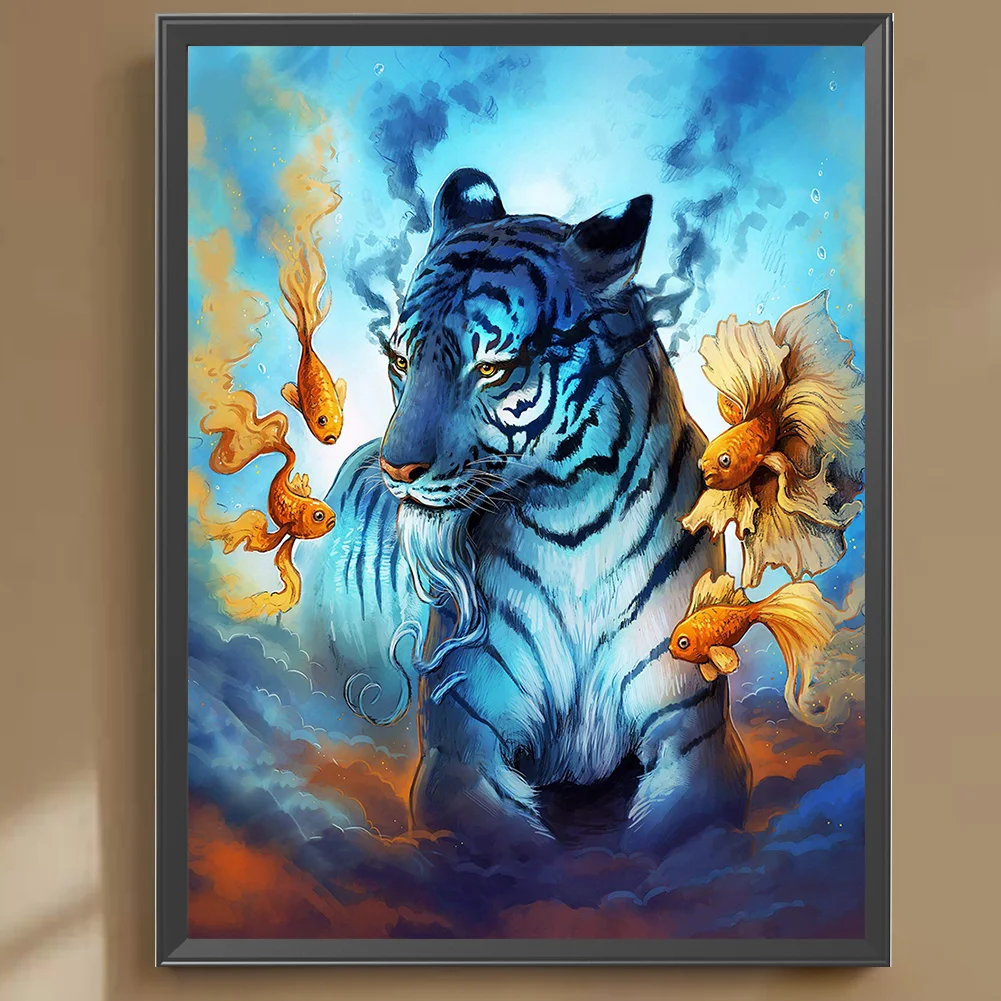 Diamond Painting - Full Square Drill - Tiger(Canvas|35*45cm)