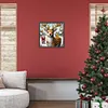 5D DIY Full Round Drill Diamond Painting Xmas Elk Kit Home Decor Art 30x30cm