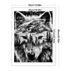 Wolf Forest Silhouette-11CT Stamped Cross Stitch 50*65cm (Big Size)
