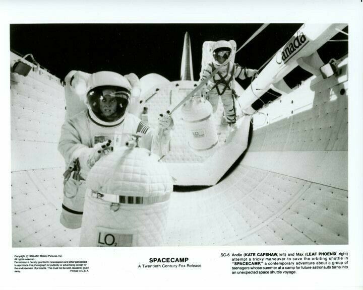 Spacecamp Kate Capshaw Leaf Phoenix Original Press 8X10 Photo Poster painting