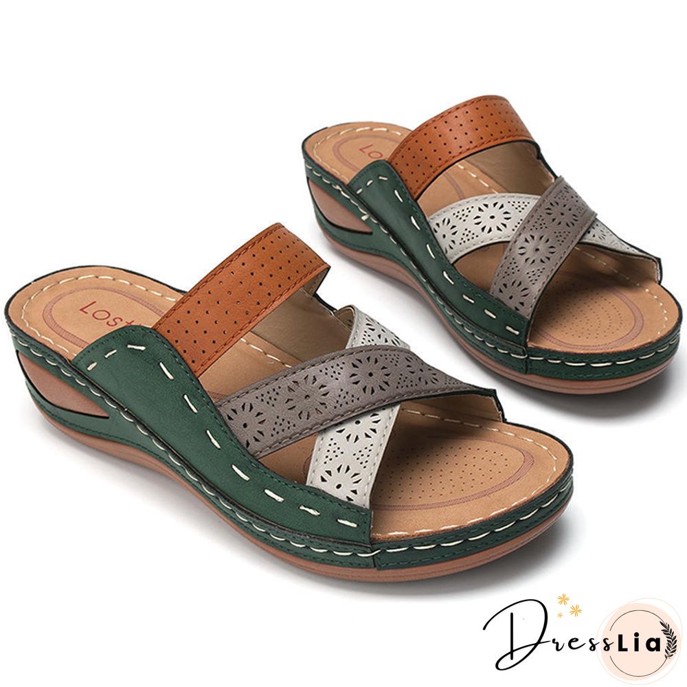 Women Sandals Fashion Wedges Shoes For Women Slippers Summer Shoes With Heels Sandals Flip Flops Women Beach Casual Shoes