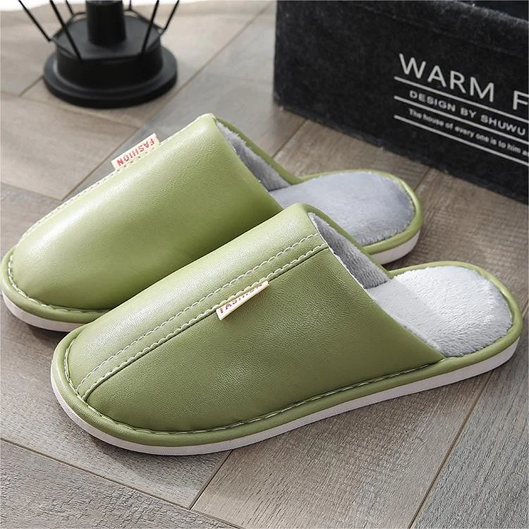 Women's Leather Slippers  Stunahome.com