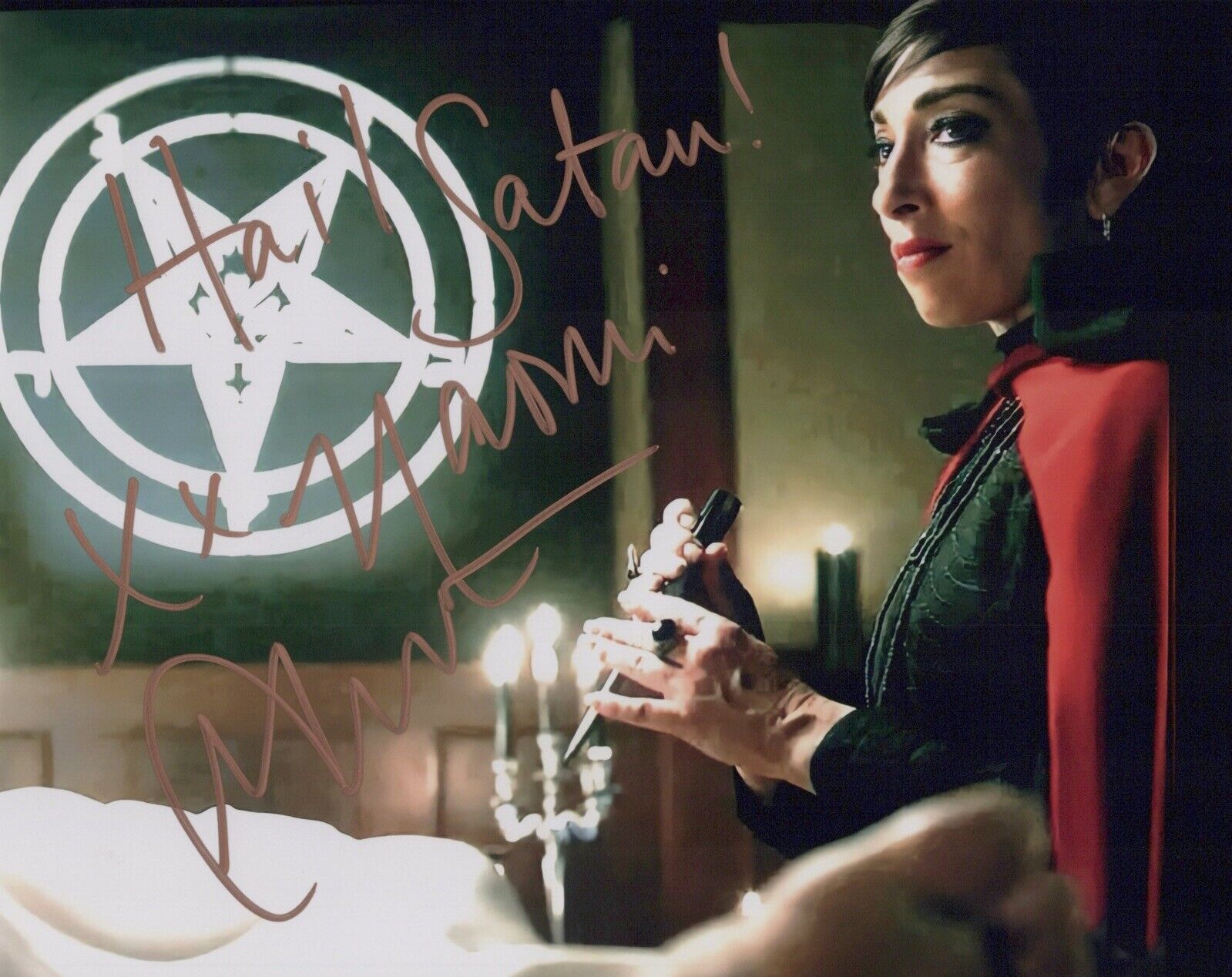 American Horror Story Photo Poster painting signed by actress Naomi Grossman as Samantha Crow