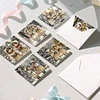 6PCS DIY Diamond Art Greeting Cards Christmas Girls Congratulations Cards & Gift