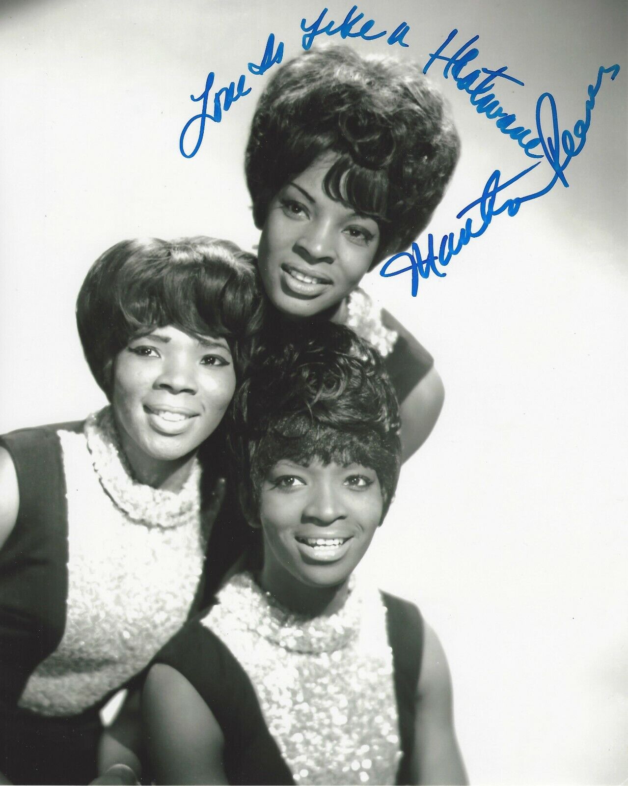 MARTHA REEVES AND THE VANDELLAS SIGNED AUTHENTIC 8x10 Photo Poster painting C w/COA MOTOWN