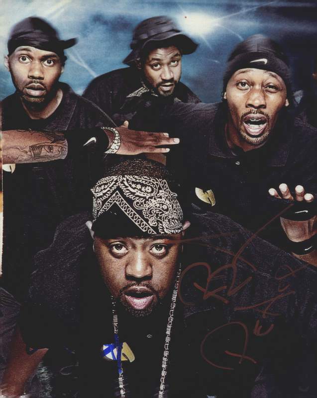 Wu-Tang Clan authentic signed rap 8x10 Photo Poster painting W/Certificate Autographed (A1261)